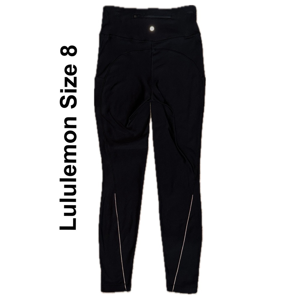 Lululemon Fleece Lined Leggings. Flurry Up Super High Rise Tight. Black. Size 8.